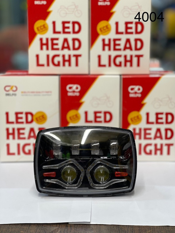 چراغ جلو ال ای دی LED موتورسیکلت هندا DELFO4004 دو لنز چشمی